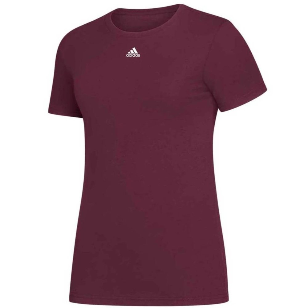 Adidas Women's Amplifier Maroon Short Sleeve Tee